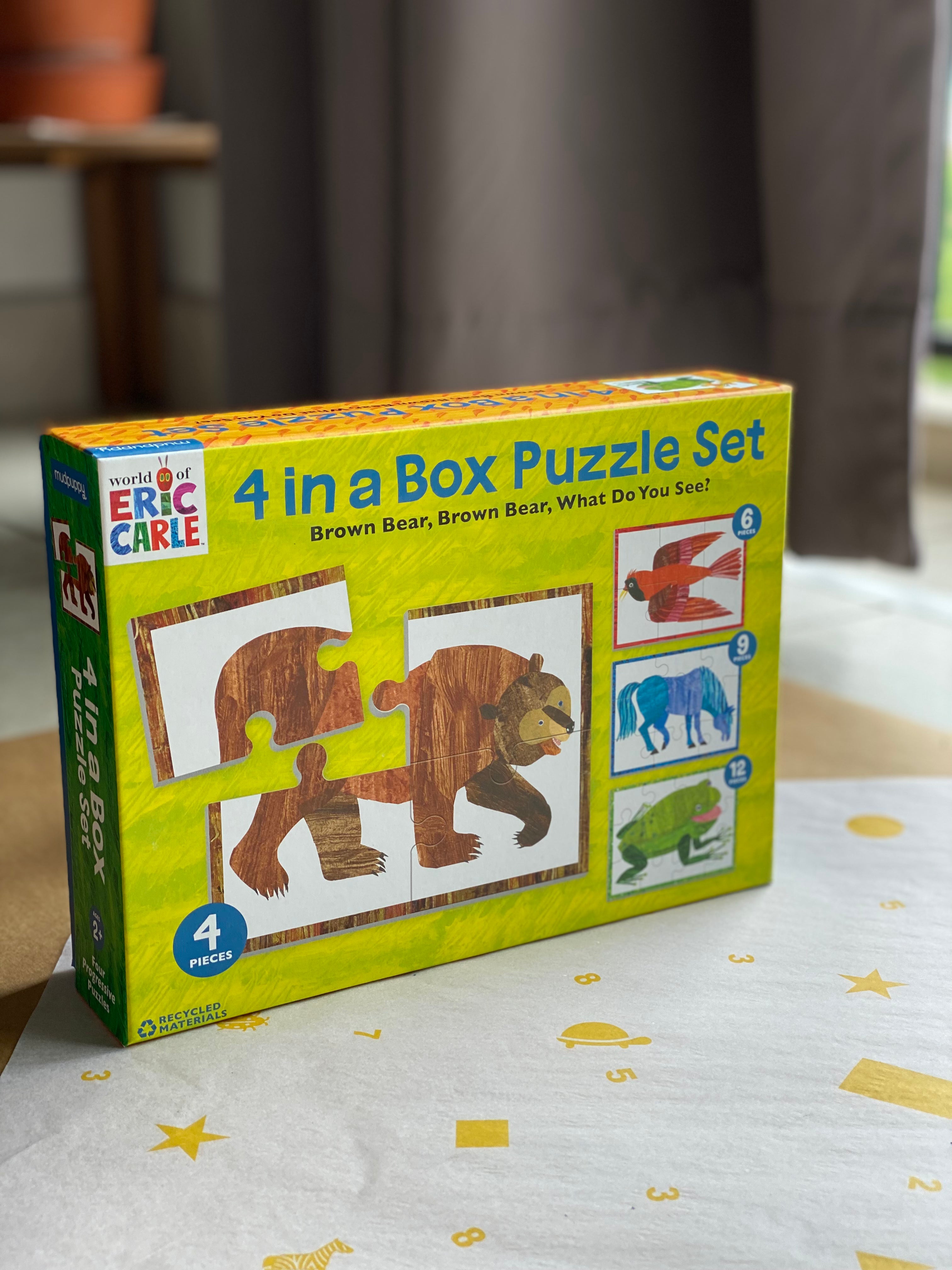 Progressive　Brown　The　–　Clap　Puzzle　world　Eric　of　Clap　Carle:　Bear　4-In-a-Box　Hands