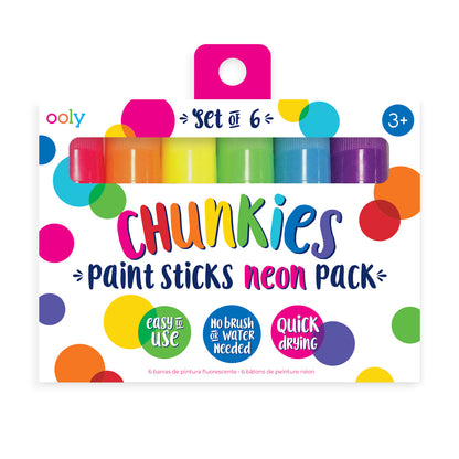 Chunkies Paint Sticks - Neon Set of 6