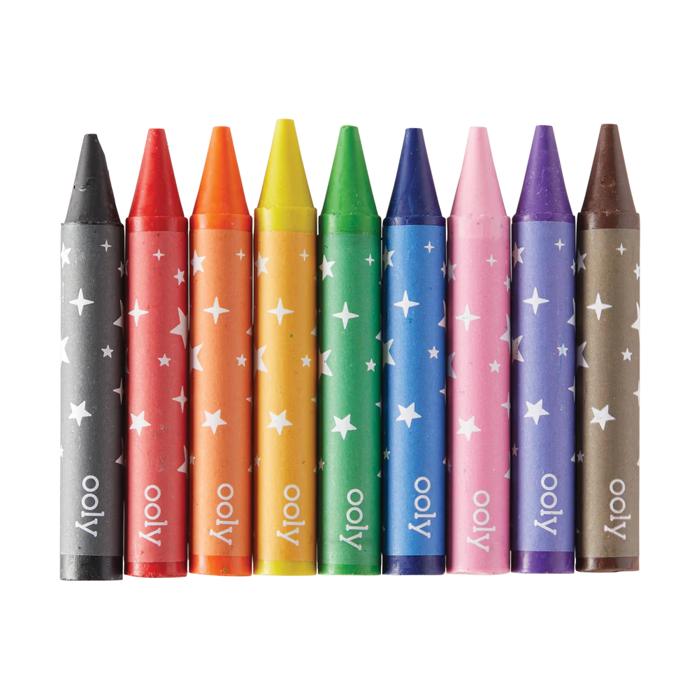 Carry Along! Coloring Book and Crayon Set - On Safari - Set of 9 Crayons