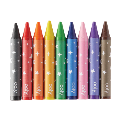 Carry Along! Coloring Book and Crayon Set - On Safari - Set of 9 Crayons