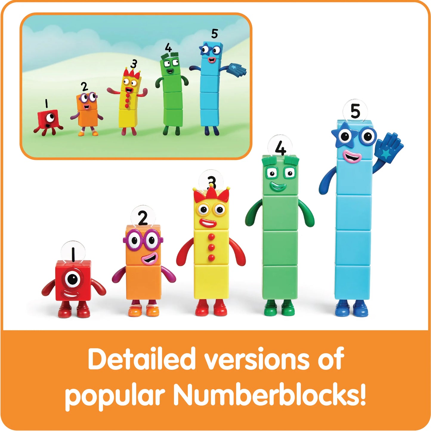 Numberblocks® Friends One to Five Figure Set