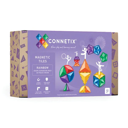 Connetix Tiles Rainbow Shape Expansion Pack 36 pc