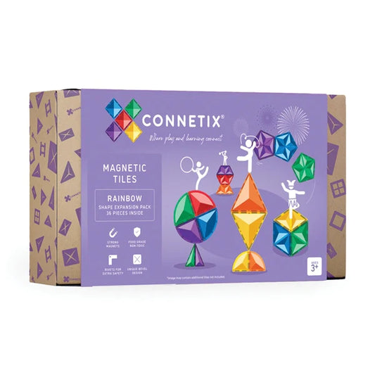 Connetix Tiles Rainbow Shape Expansion Pack 36 pc