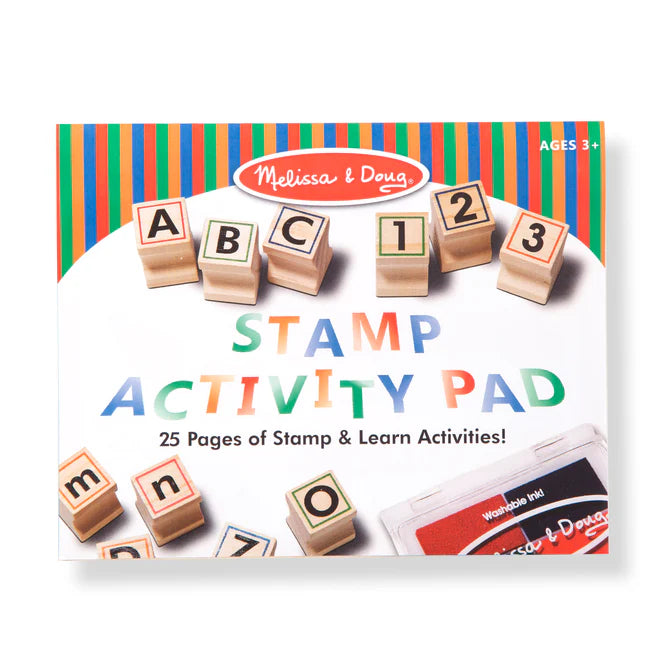 Deluxe Wooden Stamp Set - ABCs 123s