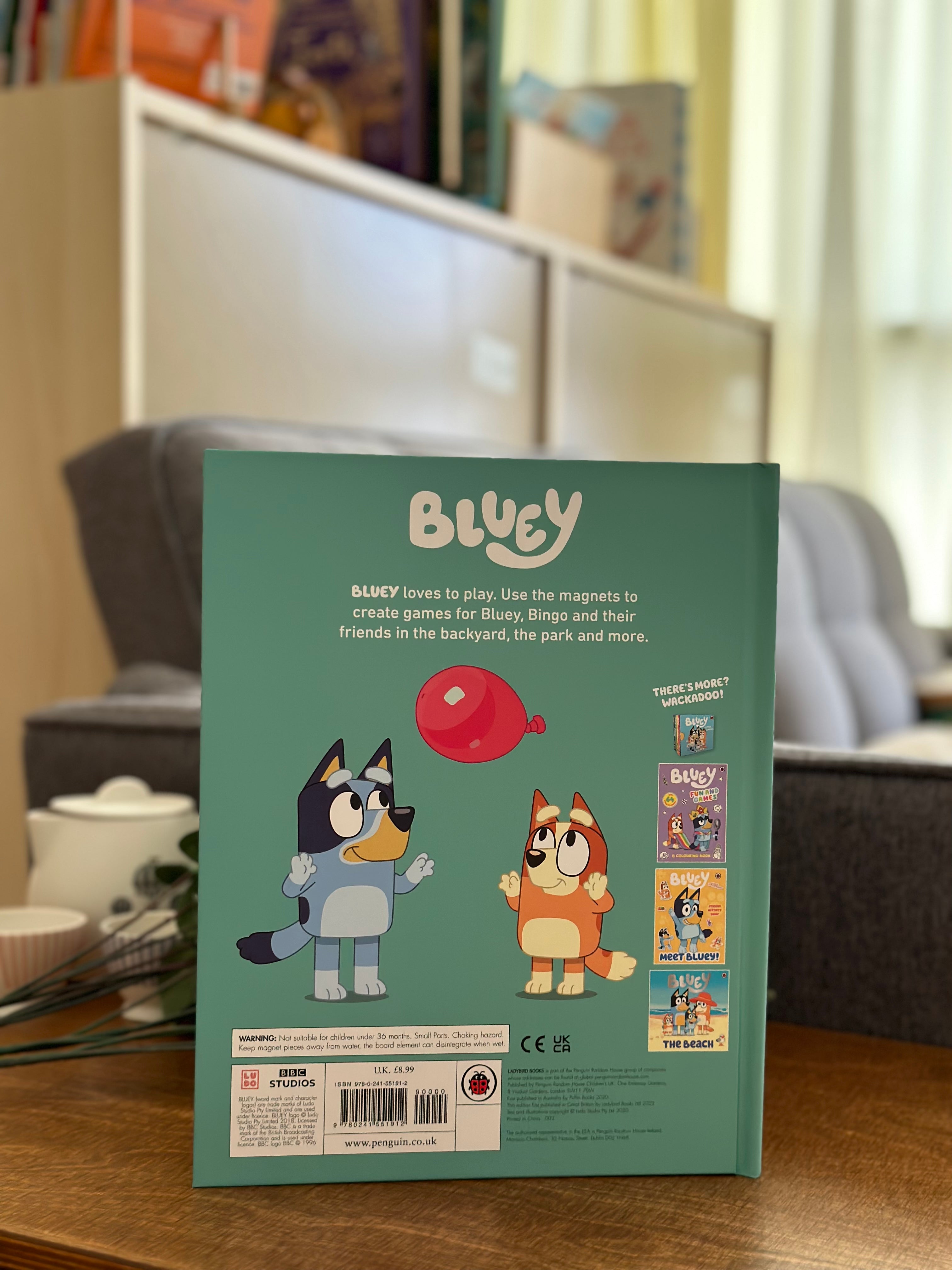 Bluey: Let's Play Outside! A Magnet Book