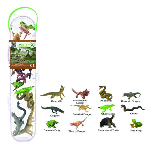 Box of Mini Reptiles & Amphibians
