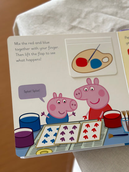 Learn with Peppa: Peppa Mixes Colours [Book]