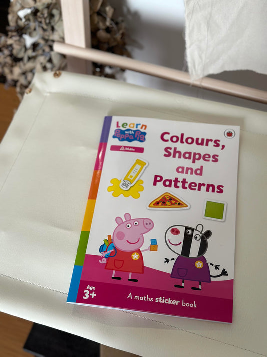 Learn with Peppa: Colours, Shapes and Patterns sticker activity book [Book]