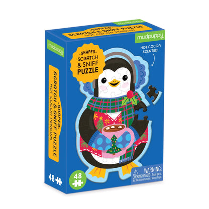 48 Piece Scratch and Sniff Shaped Mini Puzzle