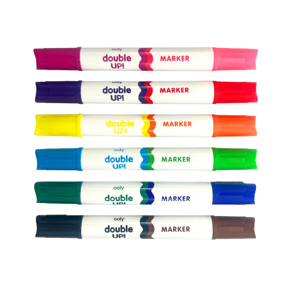 Double Up! Double-Ended Markers - Set of 6