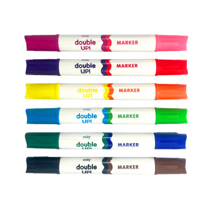 Double Up! Double-Ended Markers - Set of 6