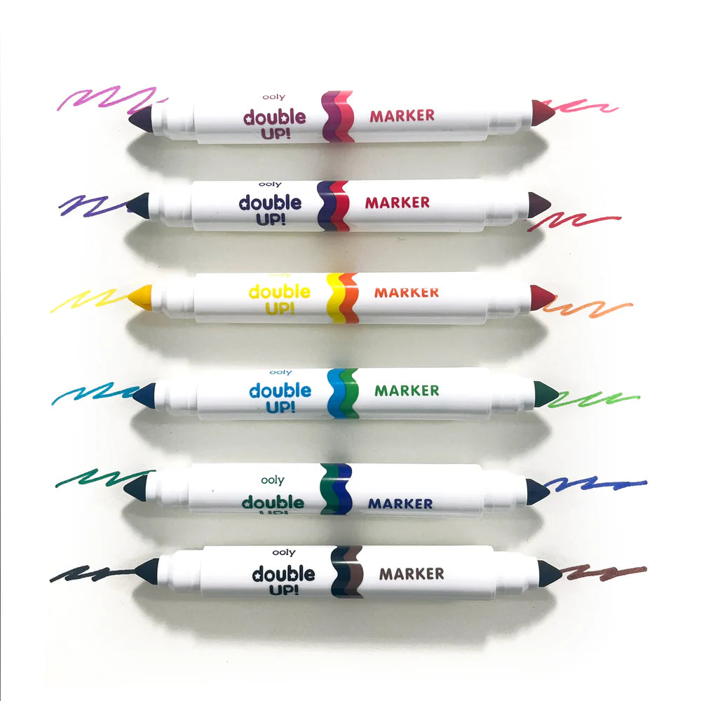 Double Up! Double-Ended Markers - Set of 6