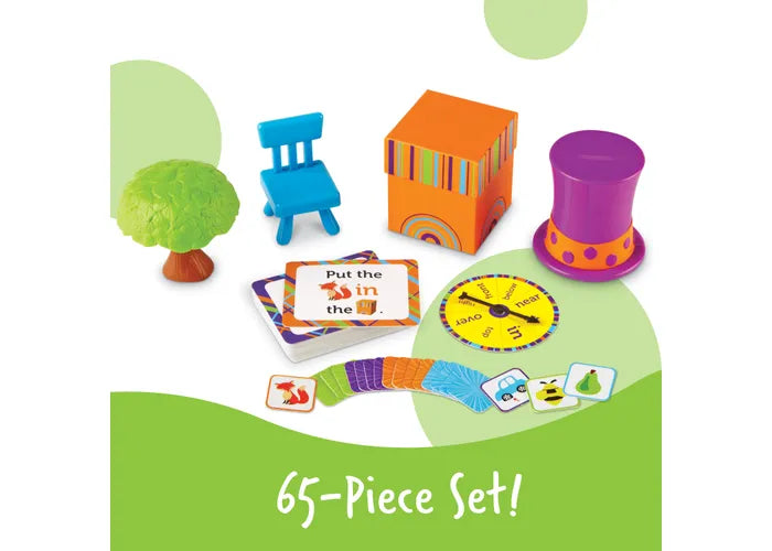 Fox in the Box Positional Words Activity Set