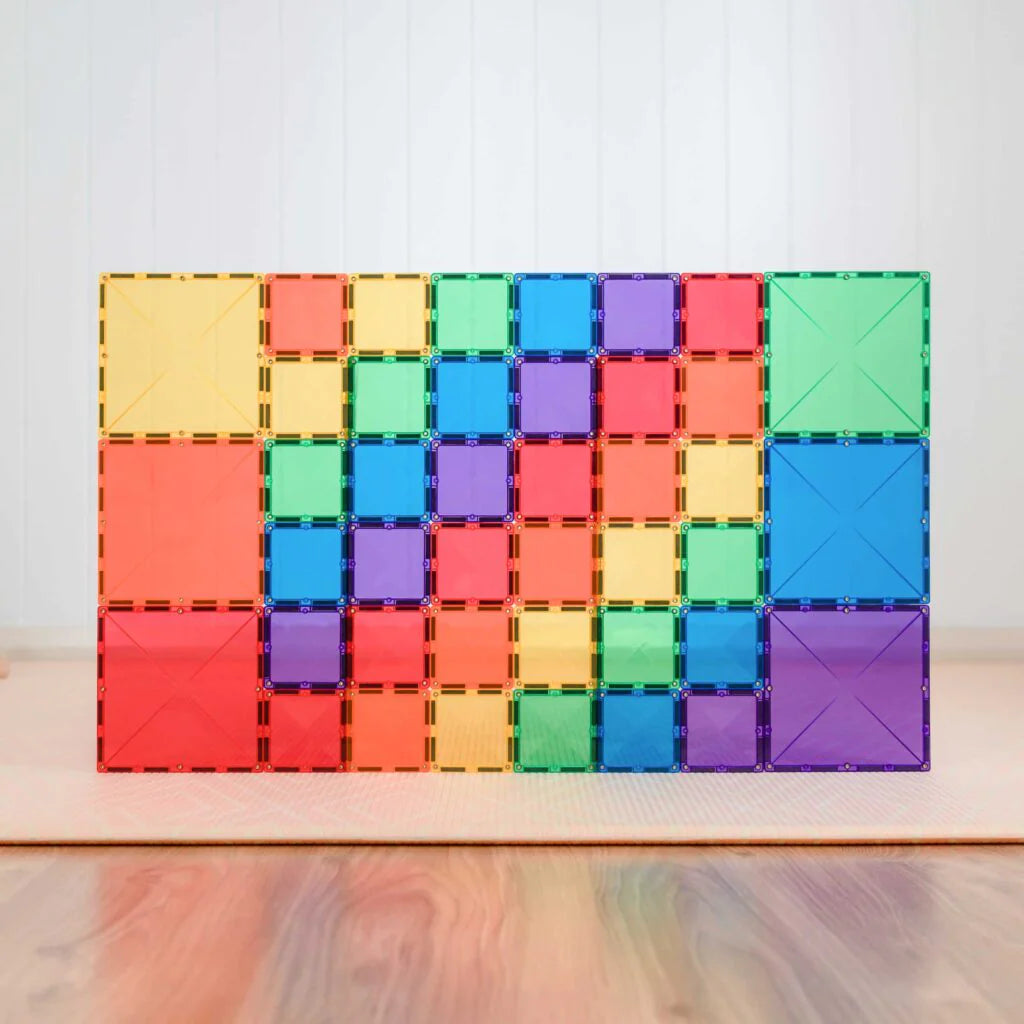 Connetix Tiles Rainbow Square Pack 42 pc