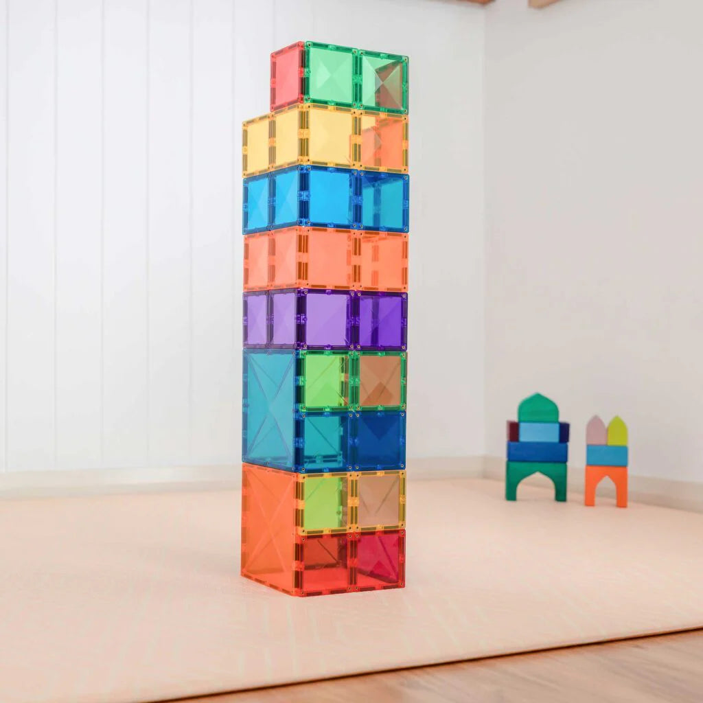 Connetix Tiles Rainbow Square Pack 42 pc