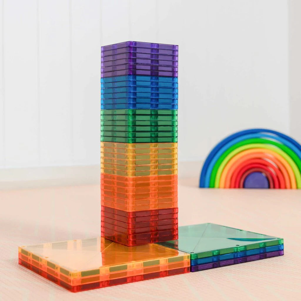 Connetix Tiles Rainbow Square Pack 42 pc