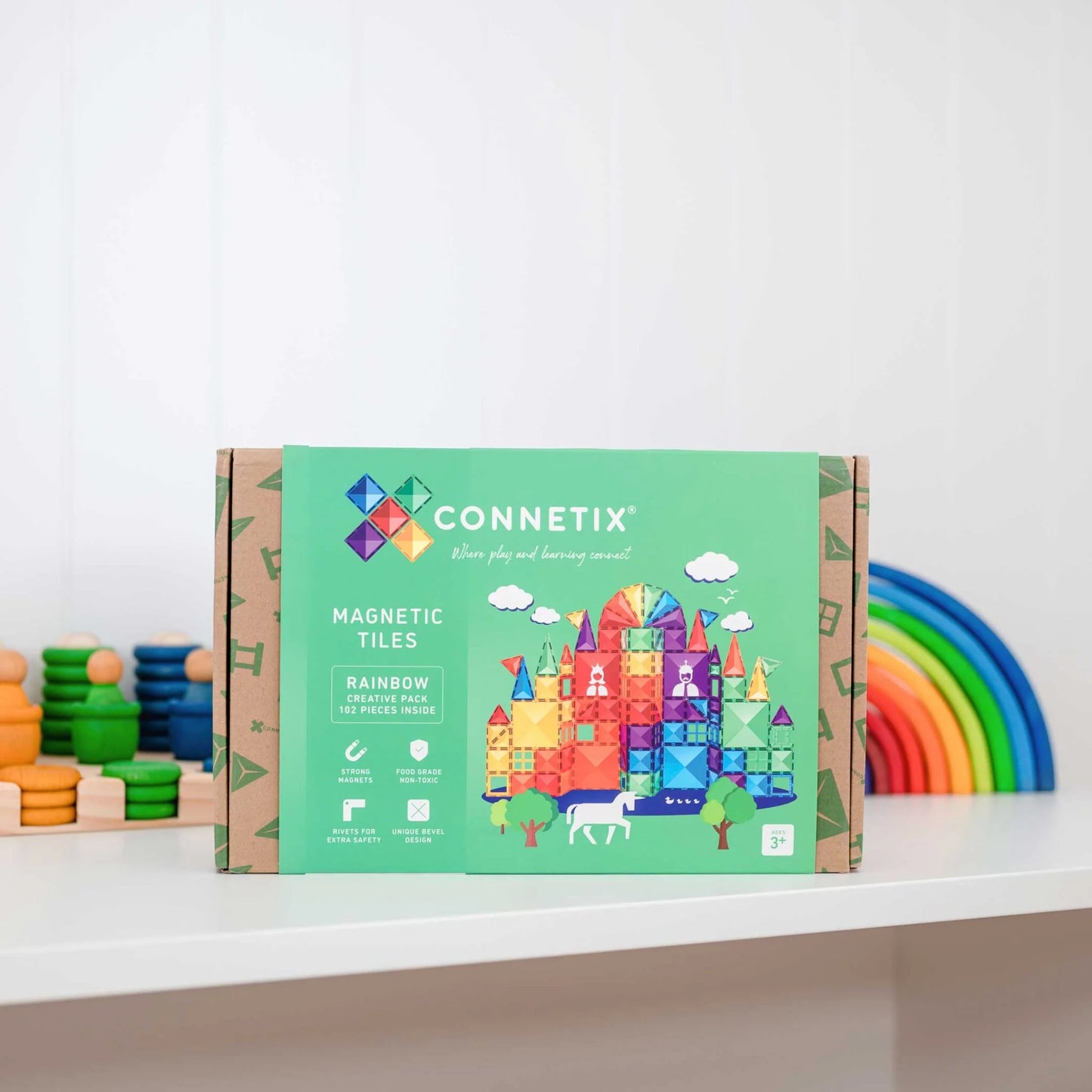 Connetix Tiles Rainbow Creative Pack 102 pc