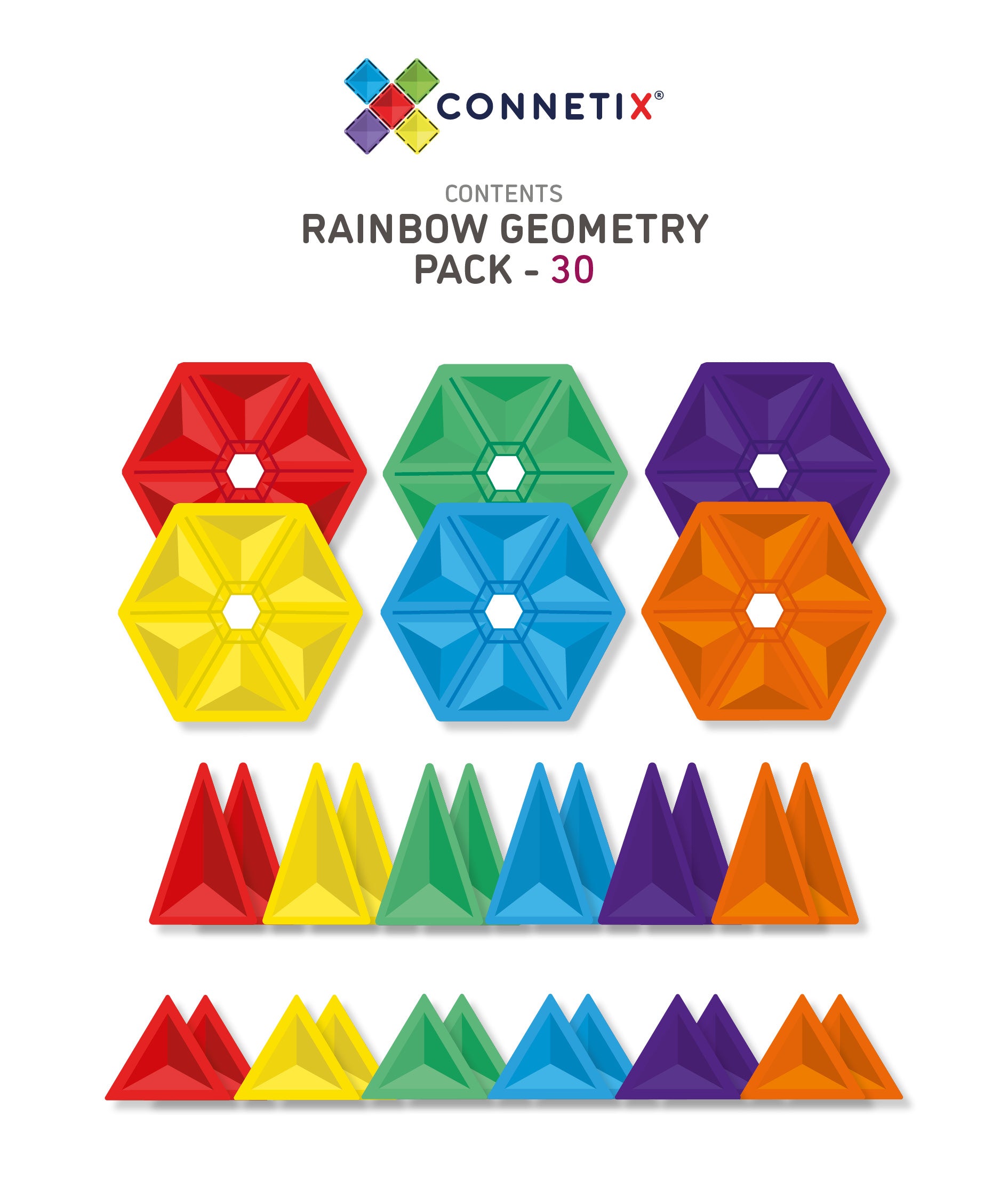 30 Pieces Geometry Pack
