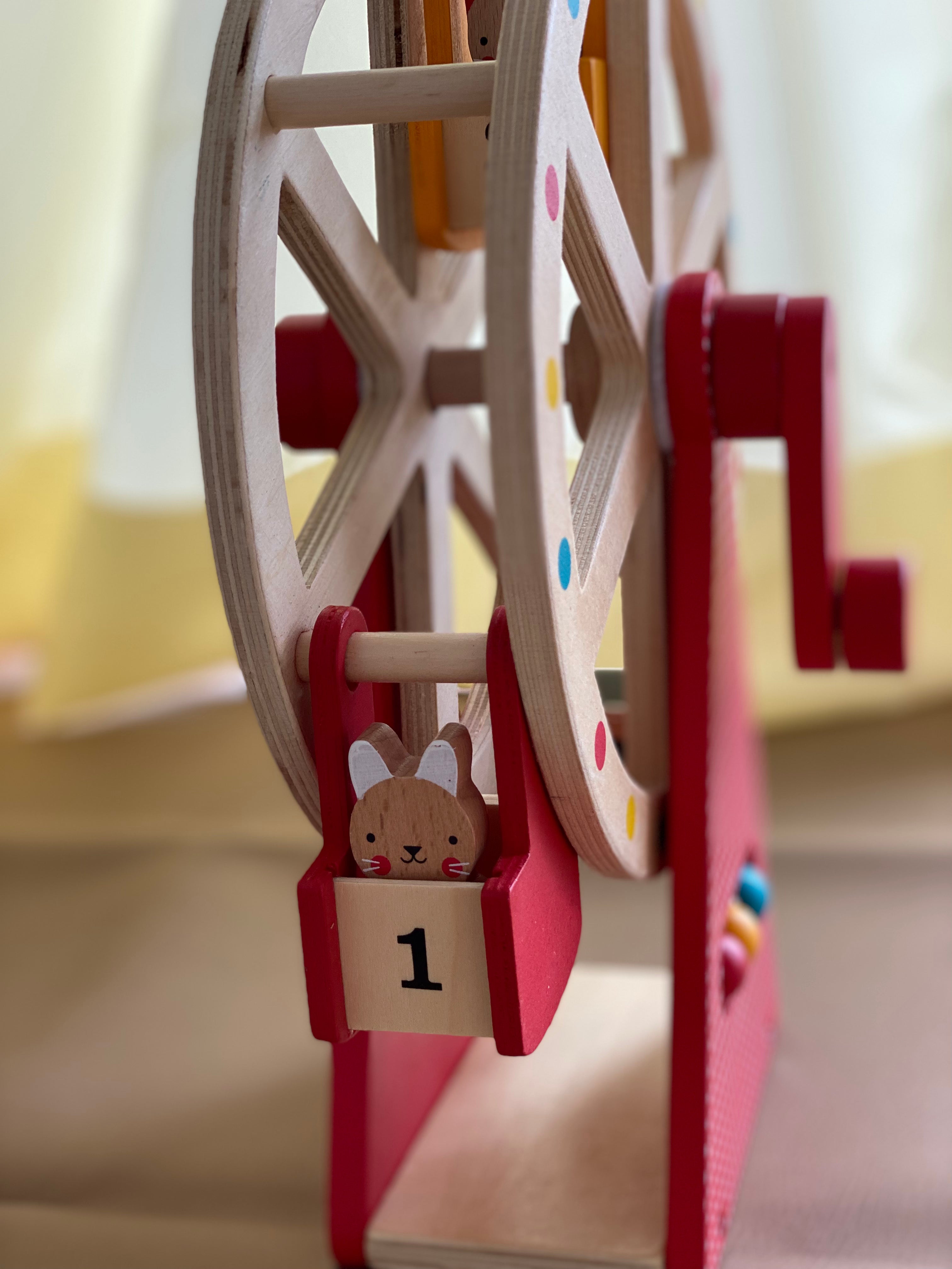 Wooden Ferris Wheel Carnival Play Set