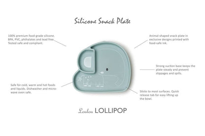 Silicone Suction Snack Plate