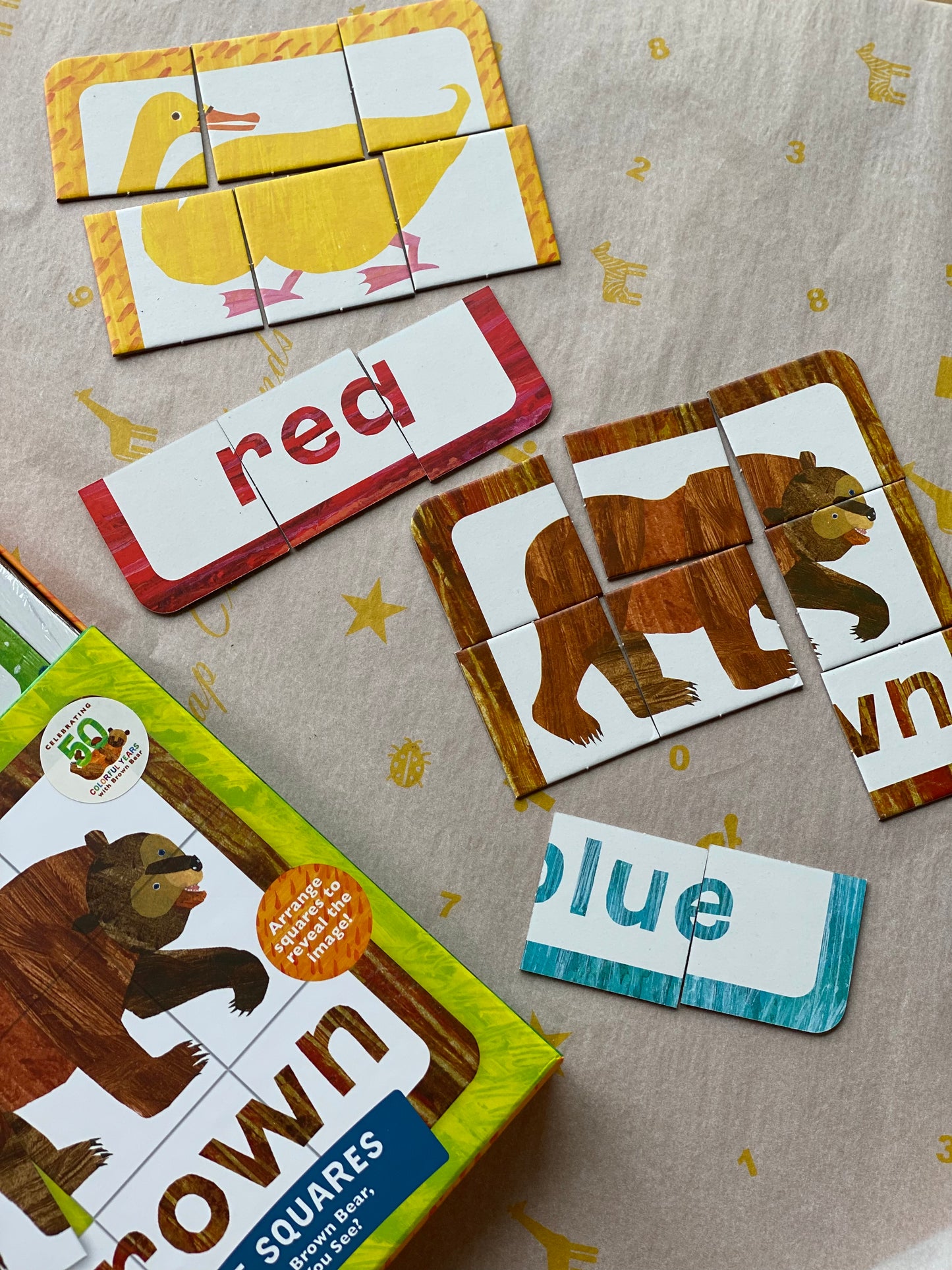 The world of Eric Carle: Brown Bear Block Puzzle