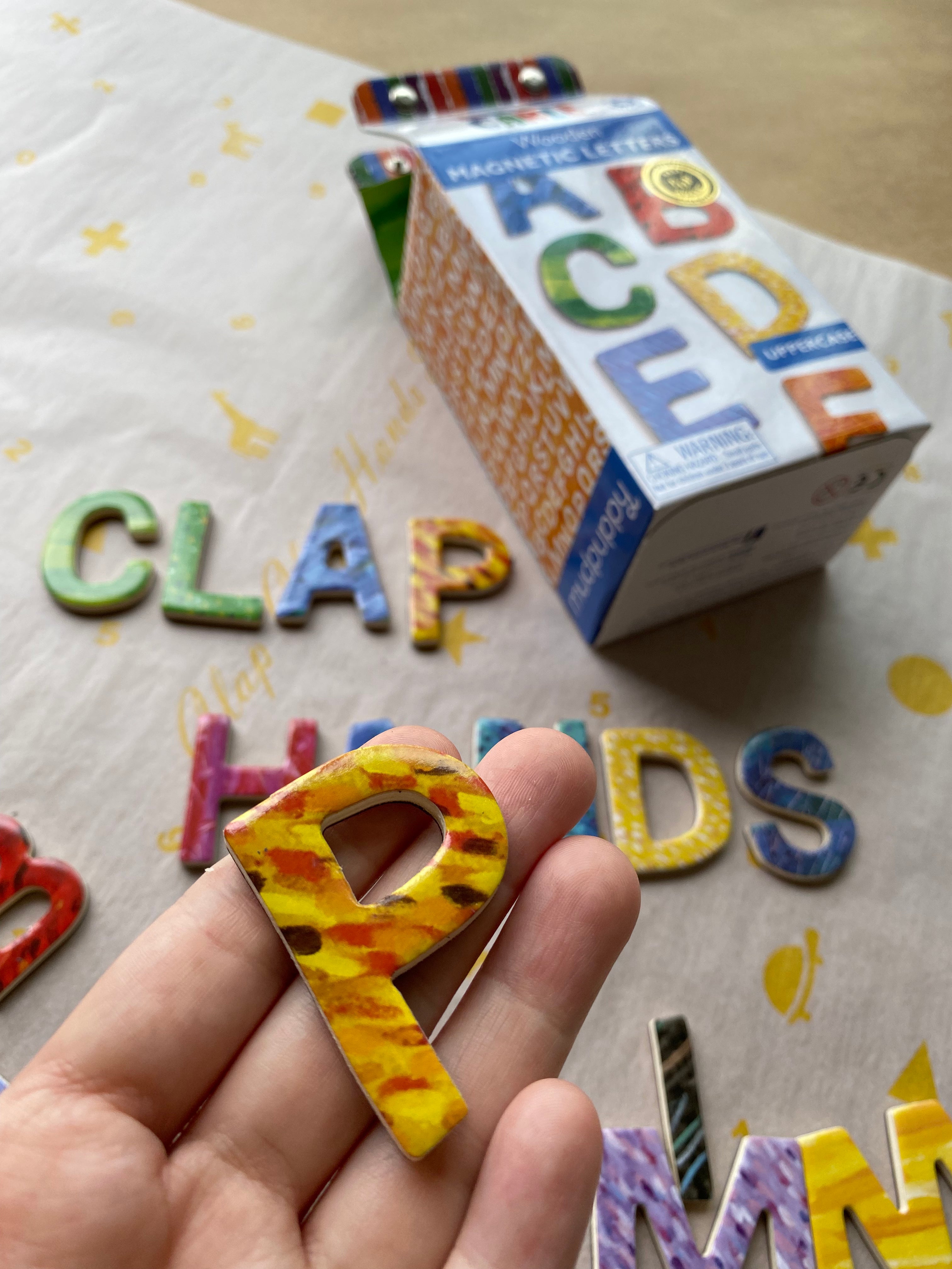 The world of Eric Carle: Wooden Magnetic Letters - Uppercase