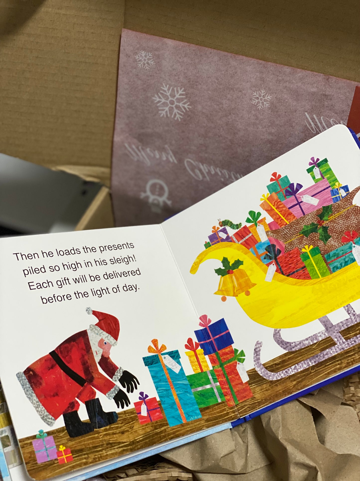 The Very Hungry Caterpillar and Father Christmas [Book]