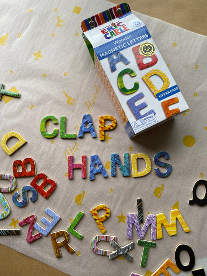 The world of Eric Carle: Wooden Magnetic Letters - Uppercase