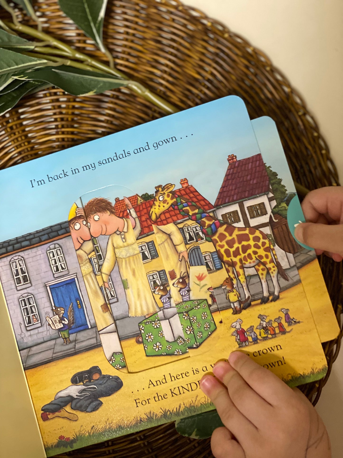 The Smartest Giant in Town: A Push, Pull and Slide Book