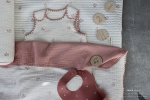 Open image in slideshow, Cherry Gauze Sleeper
