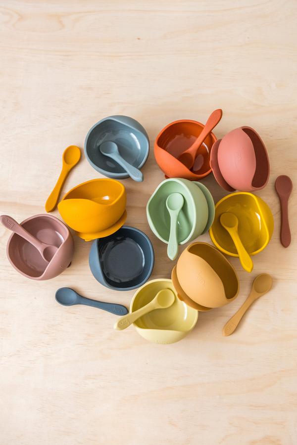 Silicone Bowl + Spoon Set