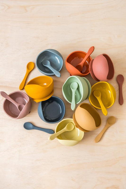 Silicone Bowl + Spoon Set